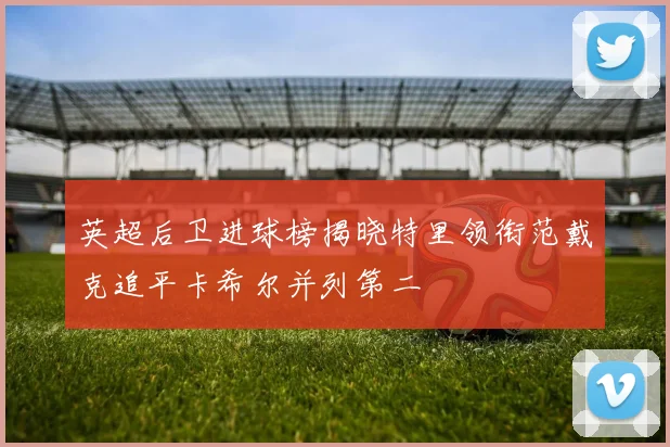 英超后卫进球榜揭晓特里领衔范戴克追平卡希尔并列第二